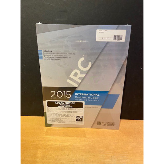 2015 International Residential Code Book