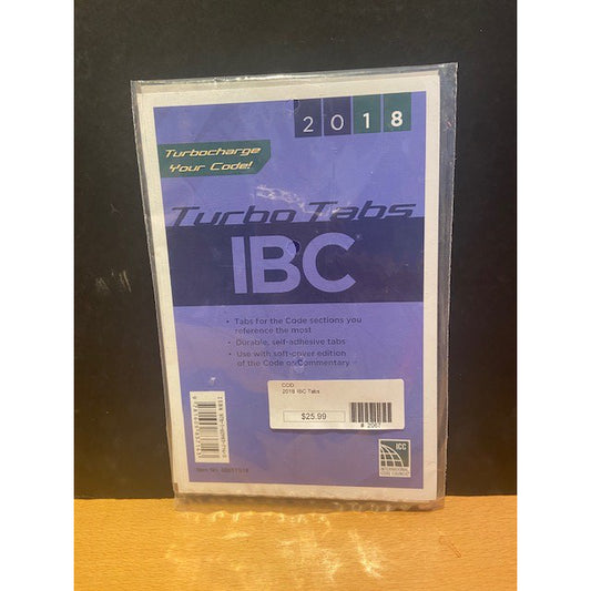 2018 International Building Code Turbo Tabs