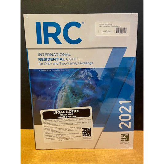 2021 International Residential Code Book